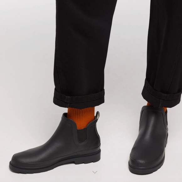 MATT AND NAT LANE RAIN CHELSEA Black Ankle boots VEGAN - 38 - Picture 1 of 17